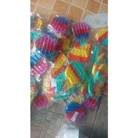 Mainan Anak Pop It  (Rainbow) Toy Anti Pereda Stress-7