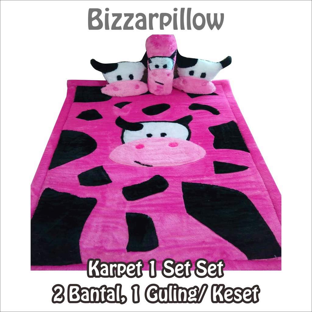 Bizzarpillow Karpet Bulu Rasfur 1 Set 150 x 200 x 5 BZ288