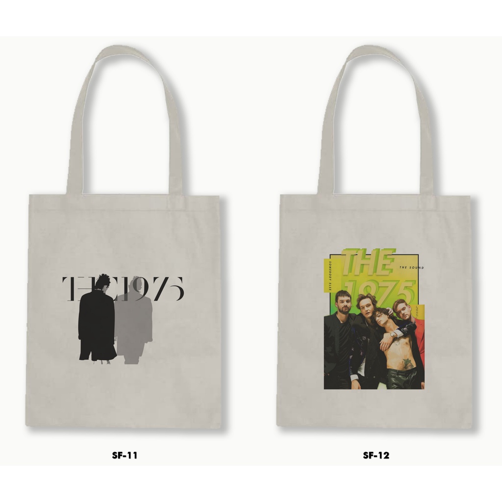 TOTE BAG BLACU a - THE 1975