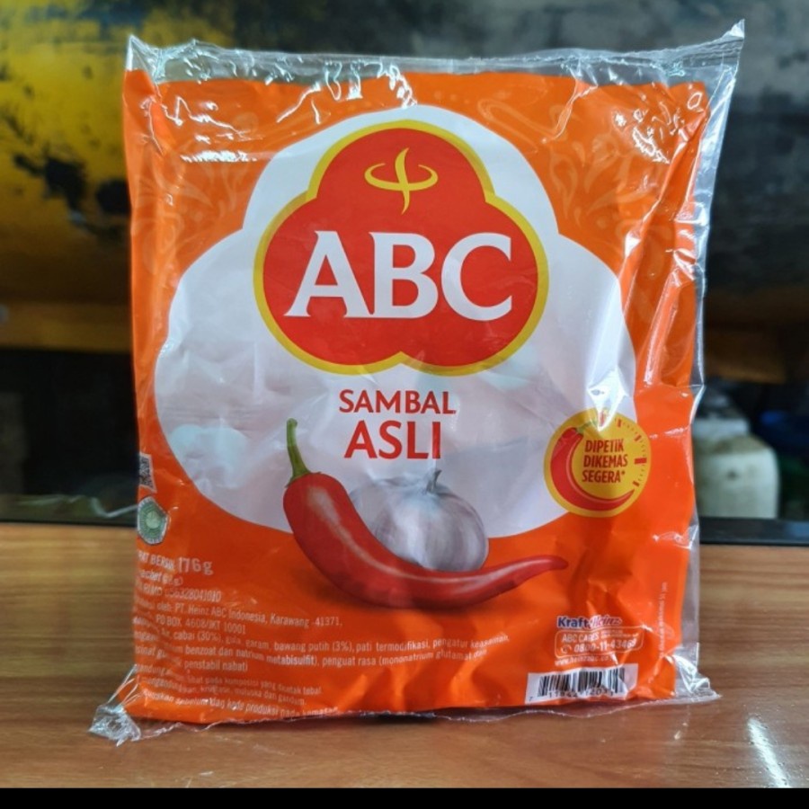 

Sambal Abc Stik 8g isi 22 sachet