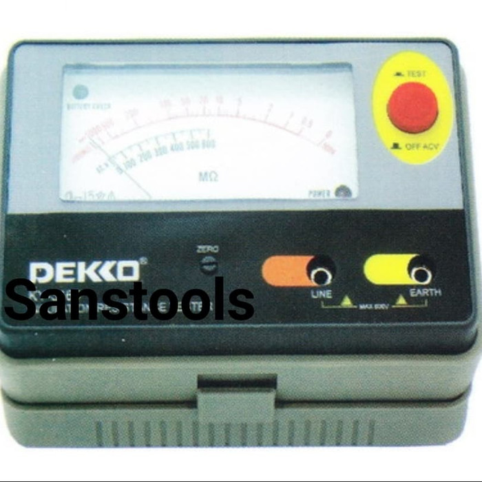 Dekko Ky3166 Analog insulation tester alat megger mirip kyoritsu 3166