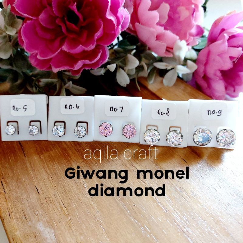 GIWANG MONEL ANTI KARAT/ ANTING TUSUK