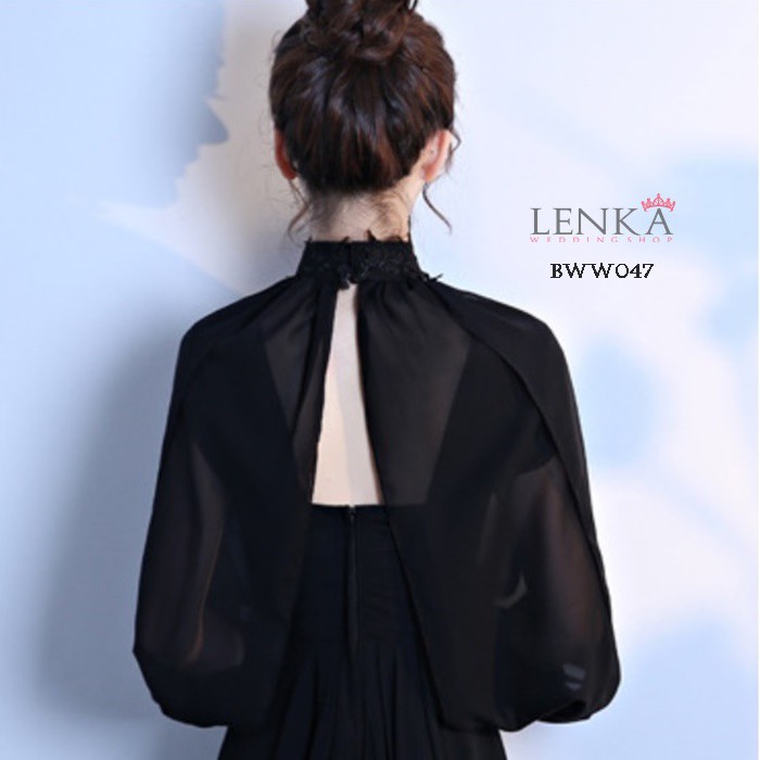 [BISA COD] AKSESORIS PERNIKAHAN BOLERO CARDIGAN PESTA WANITA KOREA BWW047