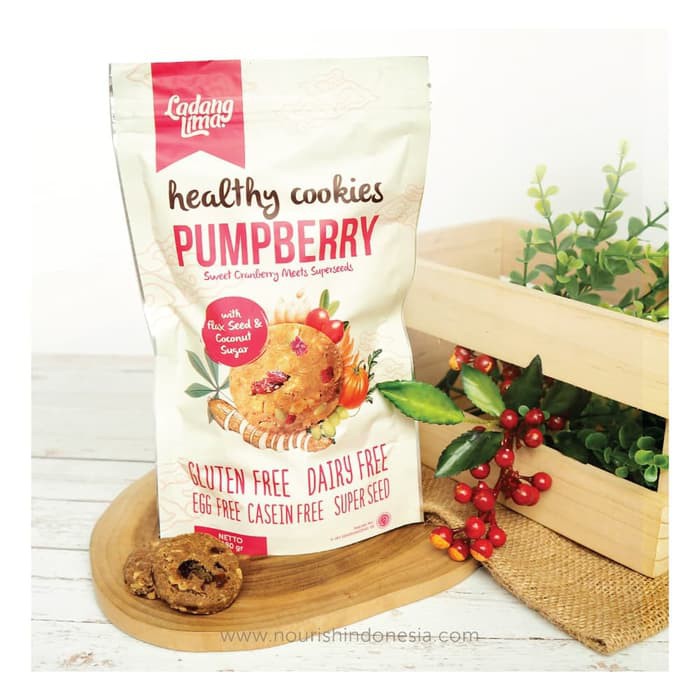 

Ladang Lima Gluten Free Pumpberry Cookies 180 gr