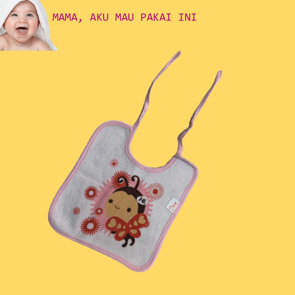 Celemek Makan Bayi / Slabber bayi /Celemek bayi /baby bibs