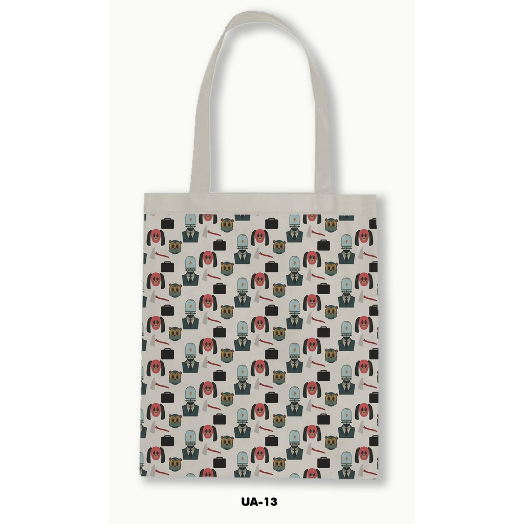 TOTE BAG BLACU MOTIF - UMBRELLA ACADEMY .02