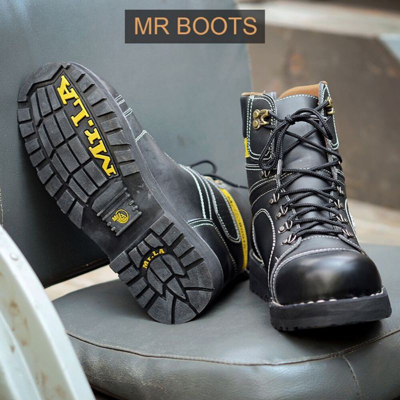 MR BOOT SEPATU KULIT ASLI BOOT SPESIAL KULIT