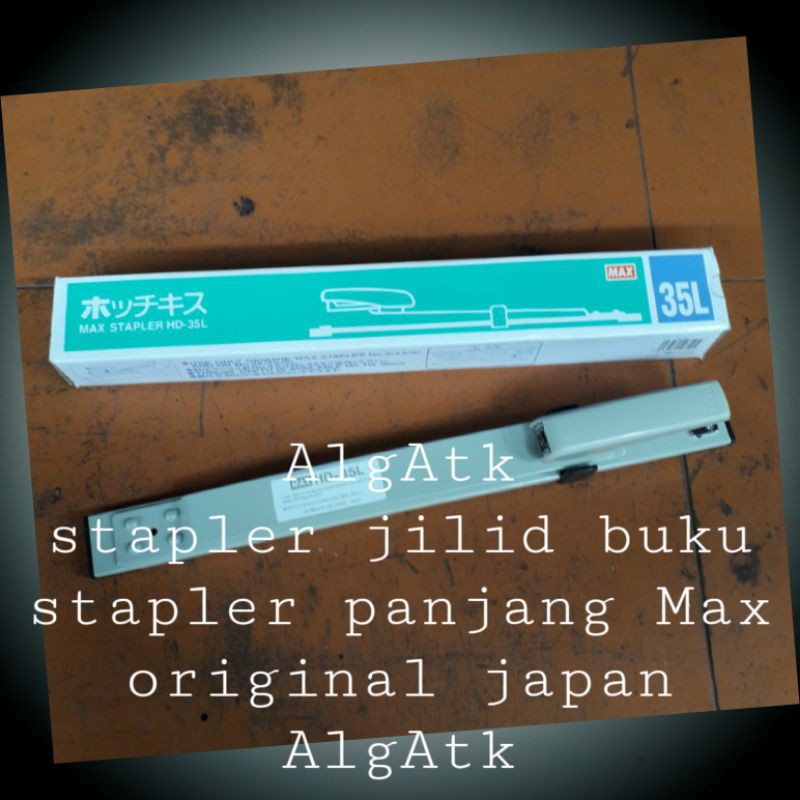 

Stapler Panjang Max HD-35L Untuk Jilid Buku