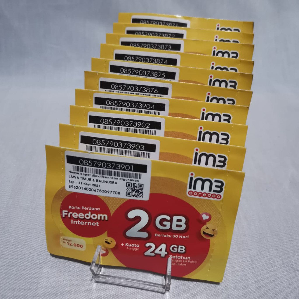 KARTU PERDANA DATA INDOSAT 2GB Full Jawa Timur & BALINUSRA