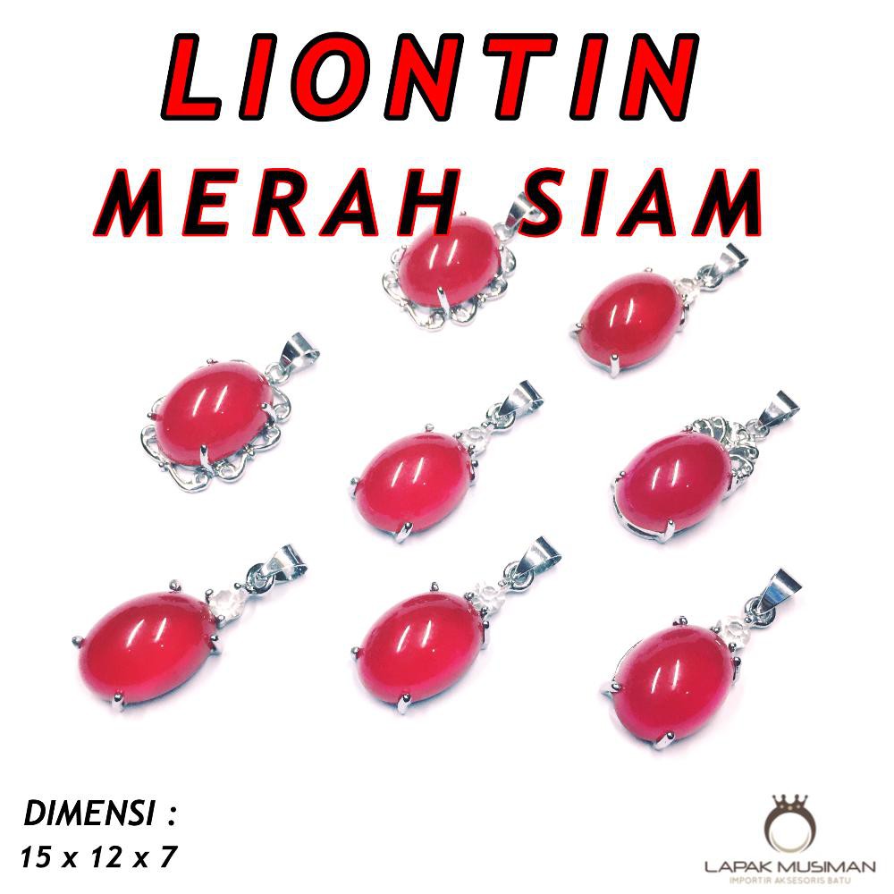 [Bayar di Tempat] LIONTIN MERAH SIAM - LADIES - MEWAH DAN KEREN