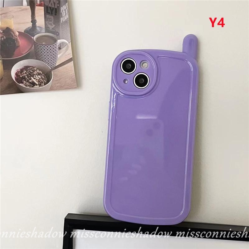 Soft Case TPU Glossy Warna Permen Macaron Untuk iPhone 13 11 12 Pro Max 11 Pro Max 13 Pro Max 7 8 Plus