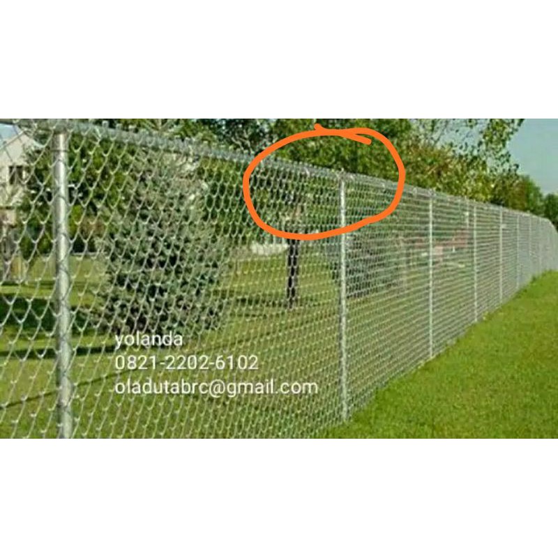 kawat harmonika galvanis pagar