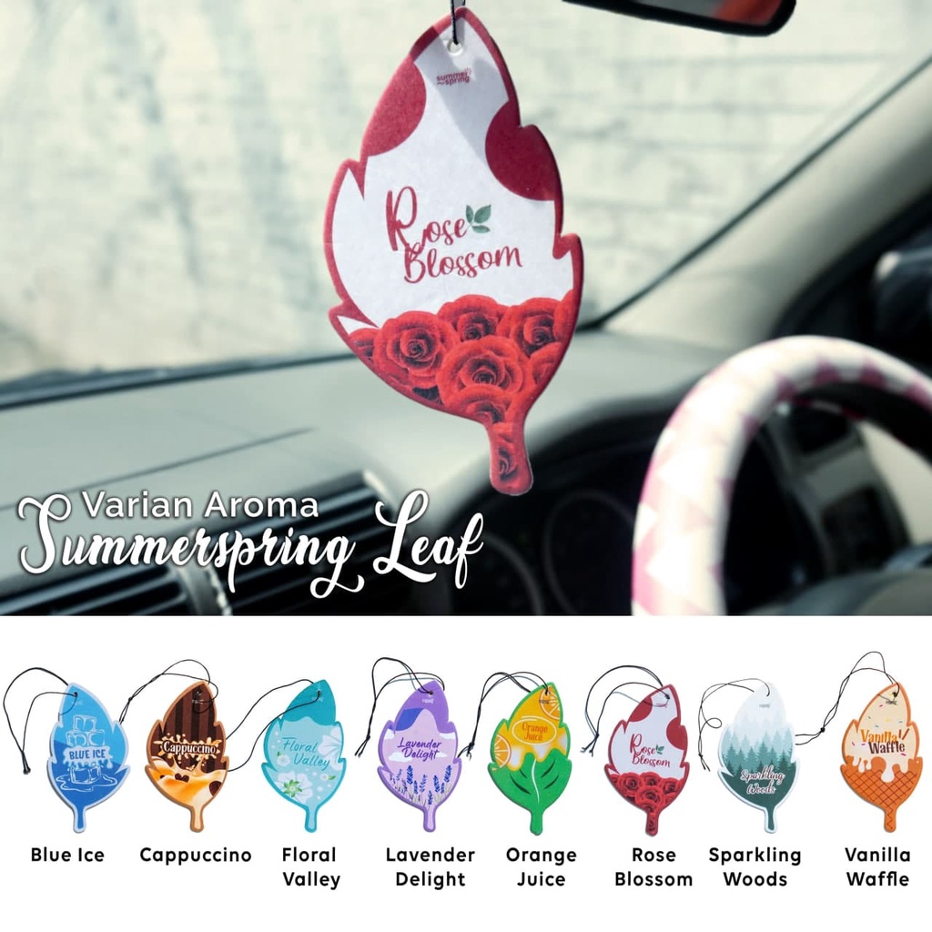 Parfum Mobil Pengharum Ruangan Pewangi Kamar Tidur Harum Summer Spring | Leaf | Aroma Floral Valley