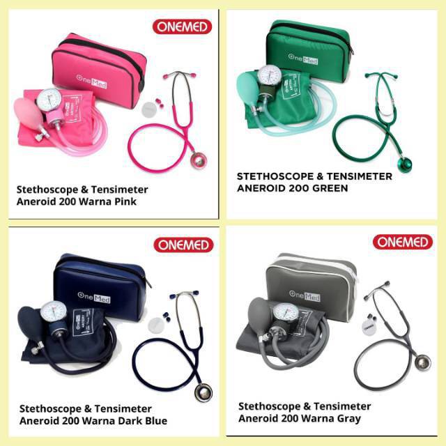 Tensimeter Tensi Darah GEA Aneroid Manual Plus Stetoskop Dual Head Terlaris