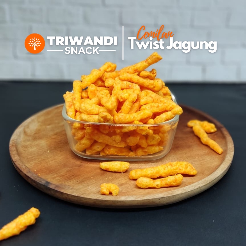 

Twist twist snack jagung pedas manis kemasan 100 - 250 gr TRIWANDI SNACK oleh oleh bandung
