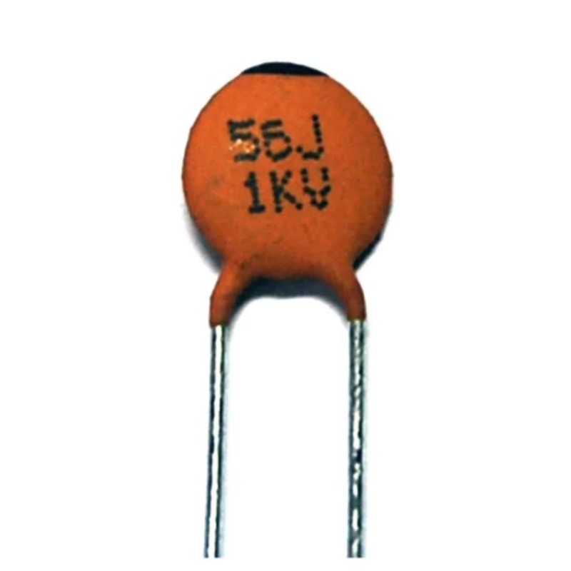 Disc Ceramic Capacitor 56pF 1KV J ±5% NP0 Pitch=5mm RoHS Taiwan NPO