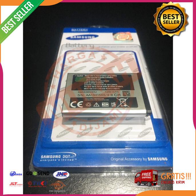 Acc Hp Baterai Samsung Duos D880 W629 W619 Ab553850Du 1200Mah Ori Oem