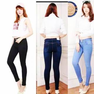  CELANA  JEANS PANJANG SKINNY WANITA BISA COD UKURAN  27 34  