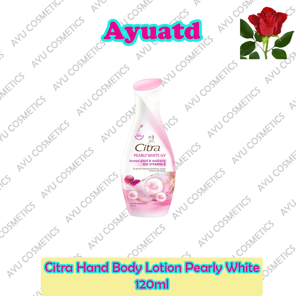 Citra Hand N Body Lotion Pearly White 120ml