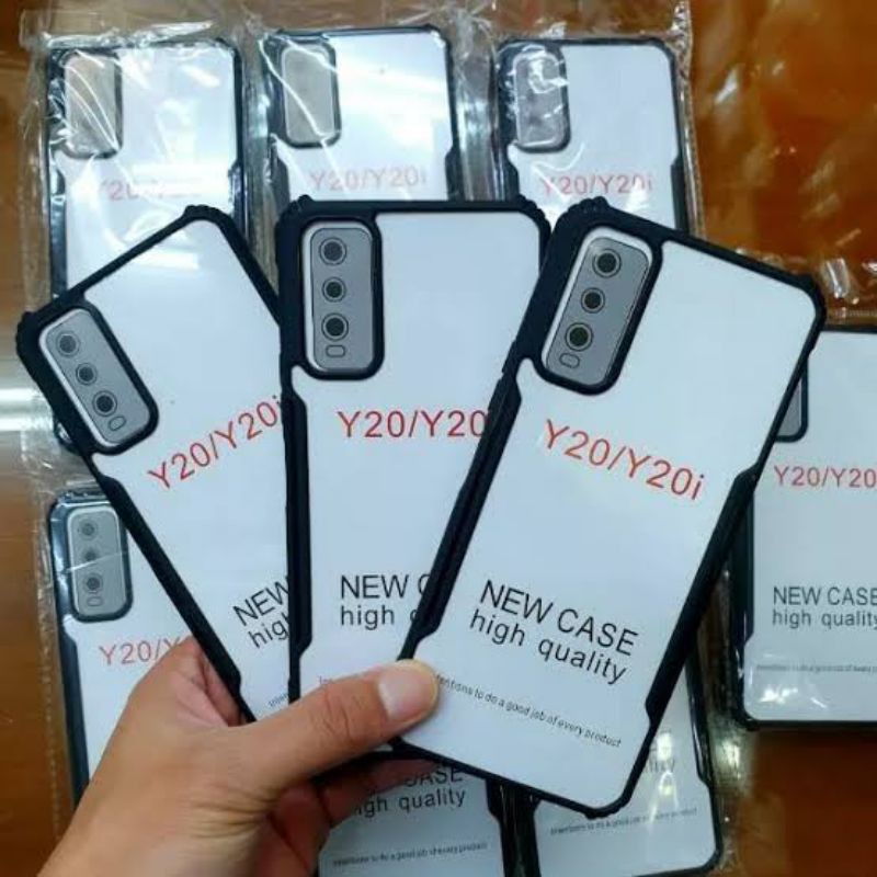 Fuze Case Vivo Y20/Y20i/Y20S/Y12A/Y12S CASE FUZE Armor Shockproof Transparant