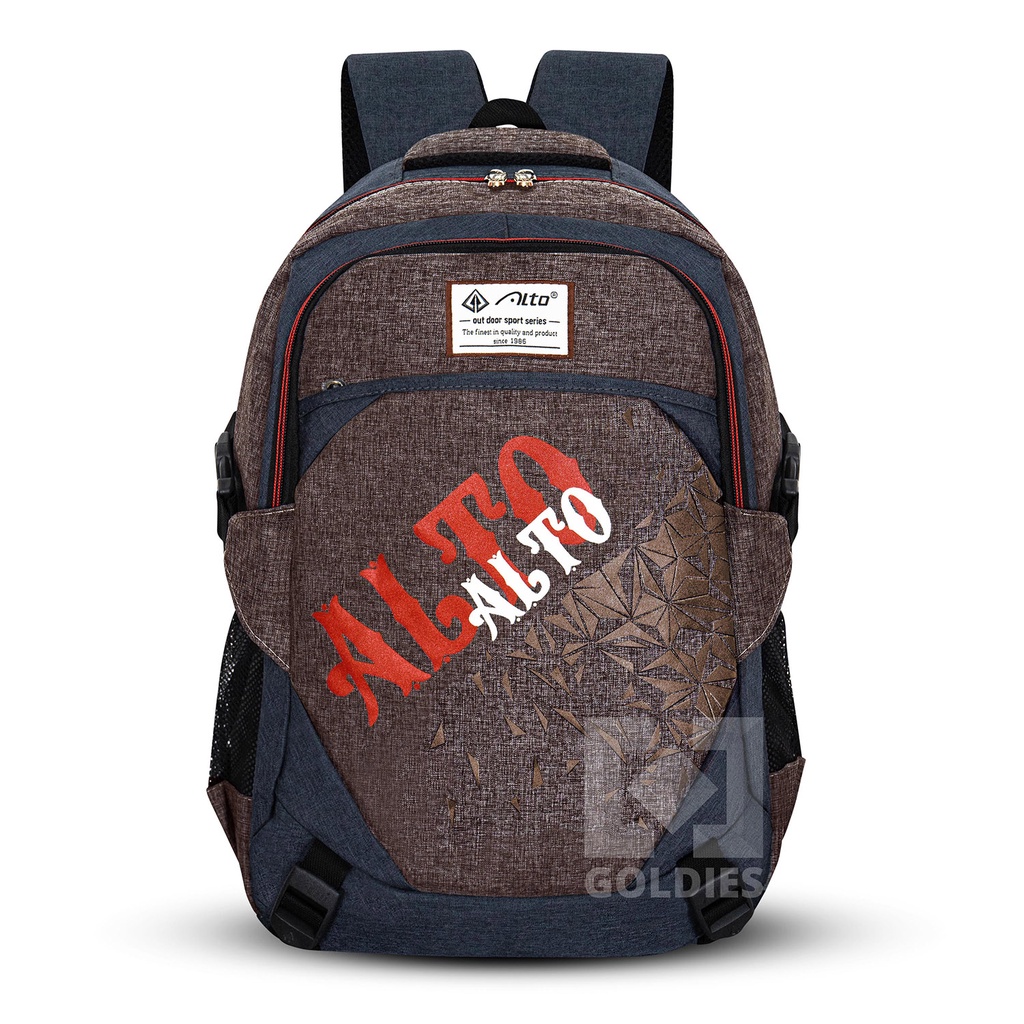 Tas Ransel Alto Outdoor Sport FREE Raincover Original Pria Dan Wanita Untuk Sekolah Dan Kerja - Distributor Tas