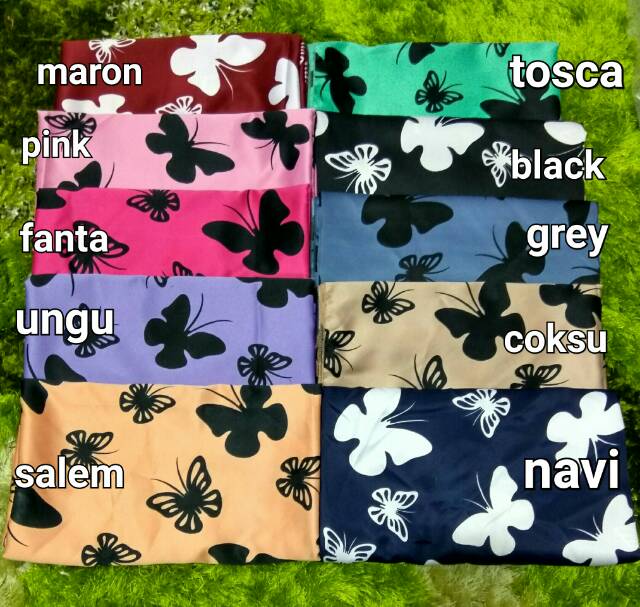 Alantasik - Segi Empat Butterfly velvet R.35