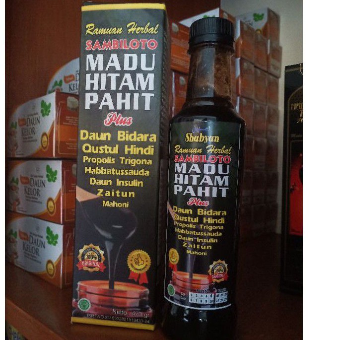 

Madu Hitam Pahit Shabyan 470gr