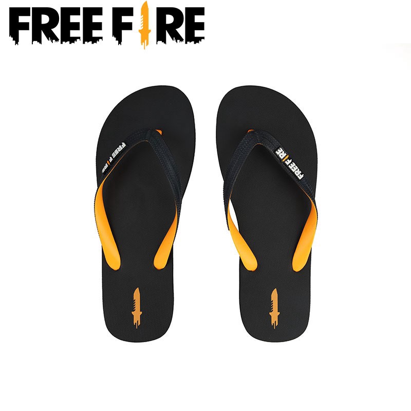  Sandal Jepit Free Fire  Aksen Colorblock Ukuran 35 44 Warna 