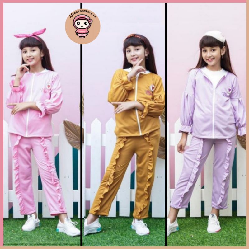 Afsheenastore Setelan Anak Perempuan Sweet Sweater By Mashel