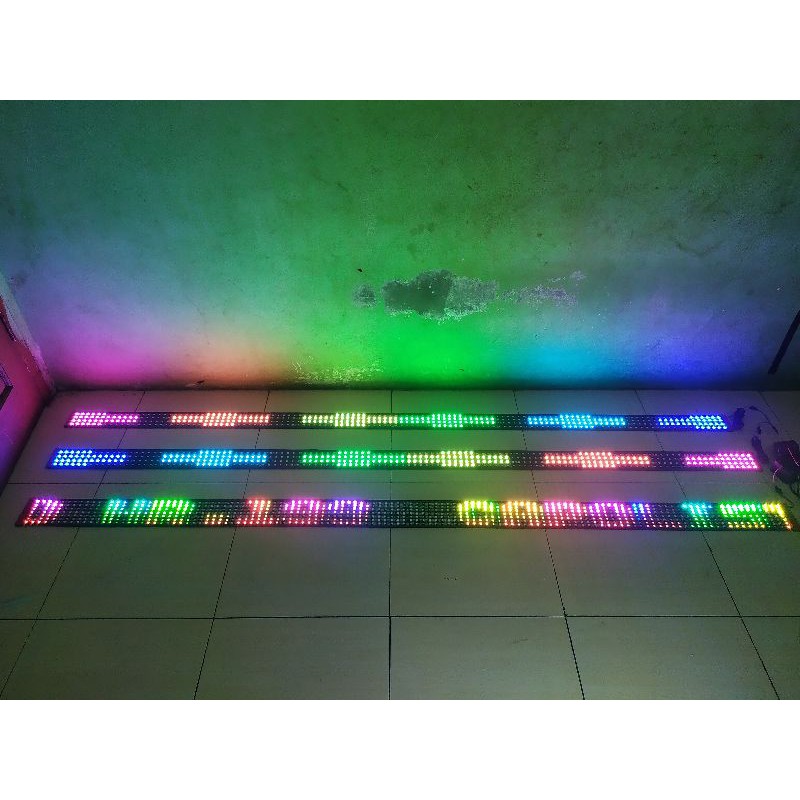 PAKET STROBO WAVE DAN RUNNING TEXT 24V BIG BUS