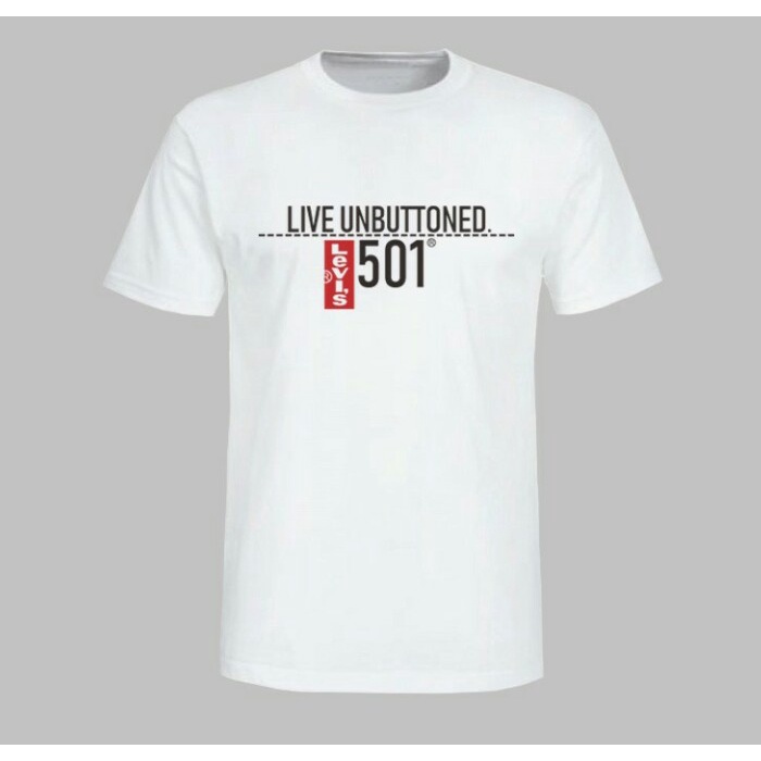 Kaos 501 unbuttone distro leviss original import/Baju kaos termurah dan terlaris /kaos oblong green 