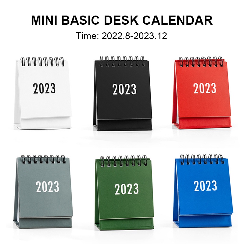 ღ 2023 Halus Mini Kalender Pesan Desktop Catatan Harian Scheduler Meja Planner Kreatif Sederhana Canggih Dekorasi Desktop Kantor Alat Tulis Sekolah perlengkapan