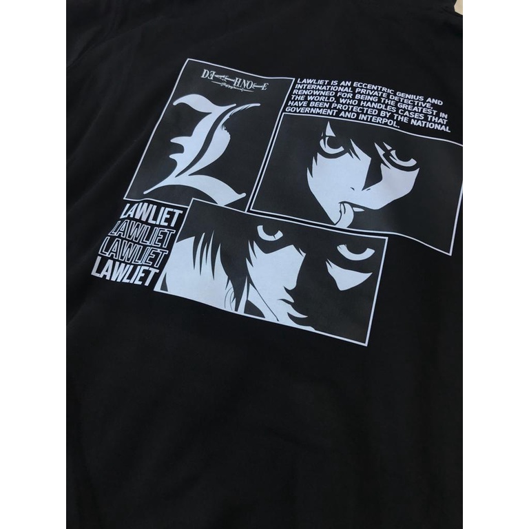 Hoodie L Lawliet Deathnote Anime Manga Premium Unisex