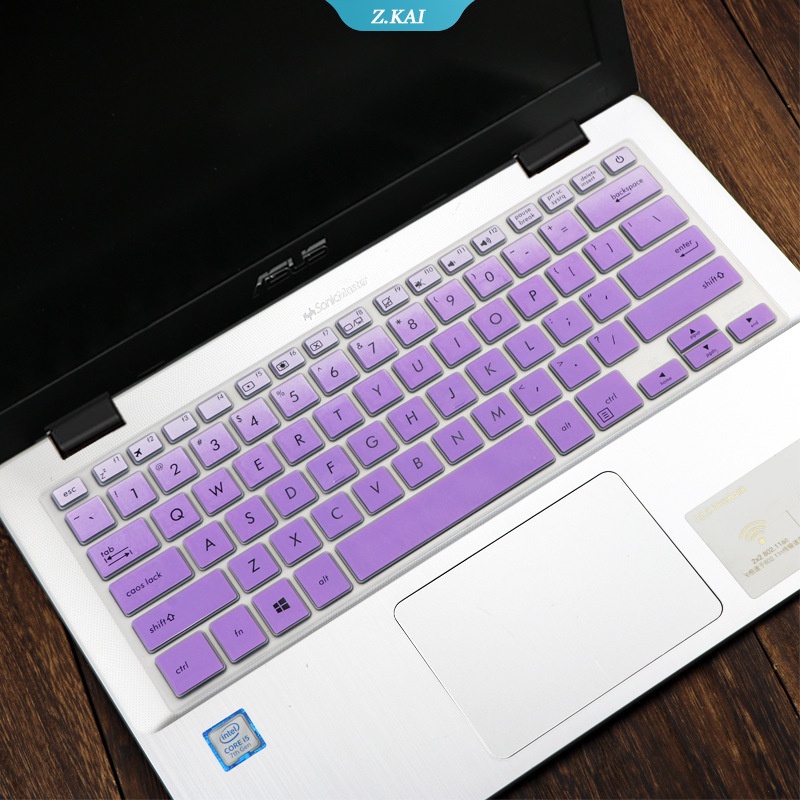 Cover Pelindung Keyboard Bahan Silikon Anti Air / Debu Untuk Laptop Asus Vivobook S14 Ux461 E406S 14 &quot;