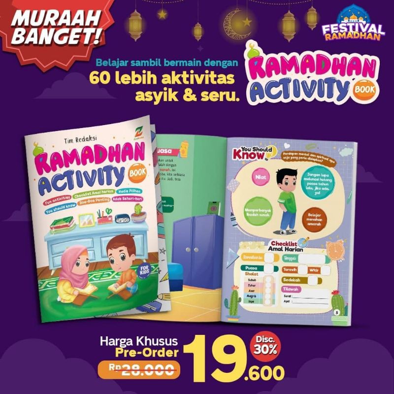 Jual Buku Ramadhan Activity Buku Ramadhan Anak Buku Aktivitas