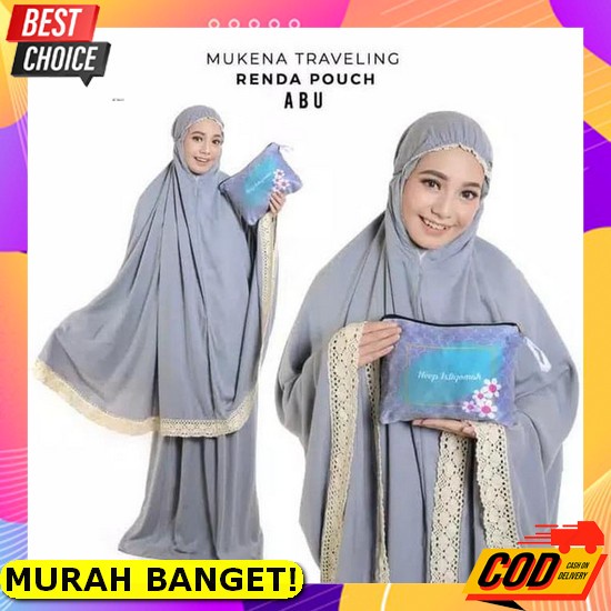 Mukena Dewasa Bali Katun Renda Rayon Polos Bahan Adem Mukena Kekinian Simpel Murah Berkualitas Canti