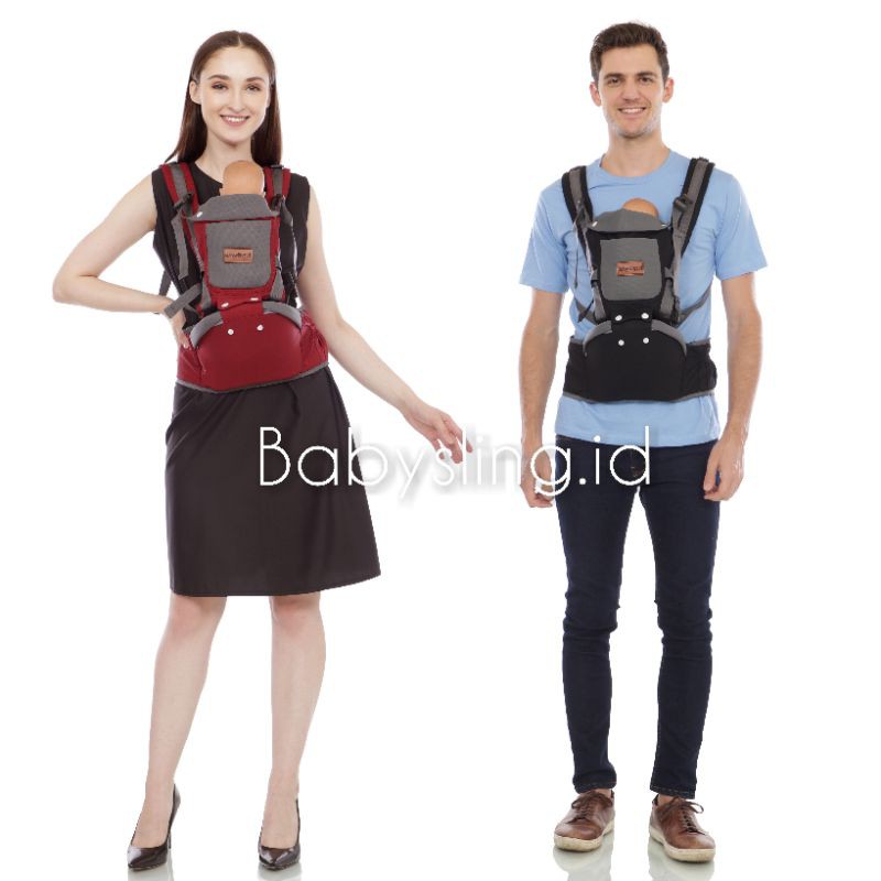 Gendongan Bayi Depan Hipseat / Baby Carrier