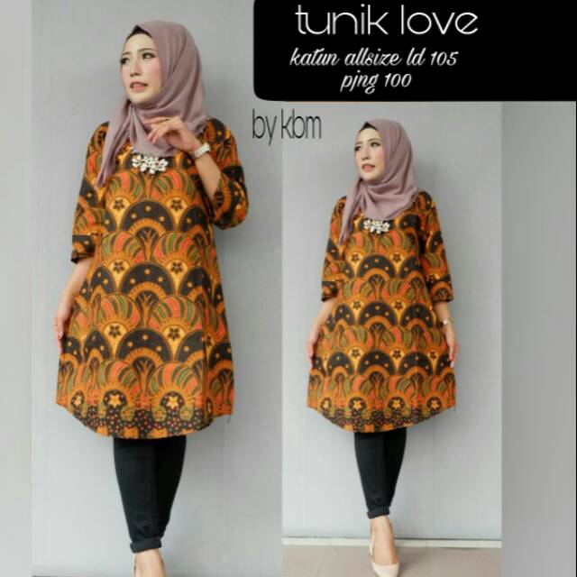 Tunik Batik Keris Dress Batik Encim Dress Batik Elegan Panjang