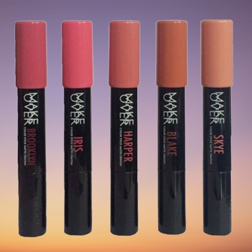 MAKE OVER - Make Over Color Stick Matte Crayon Lipstik / Kosmetik Bibir / Lipstick Crayon