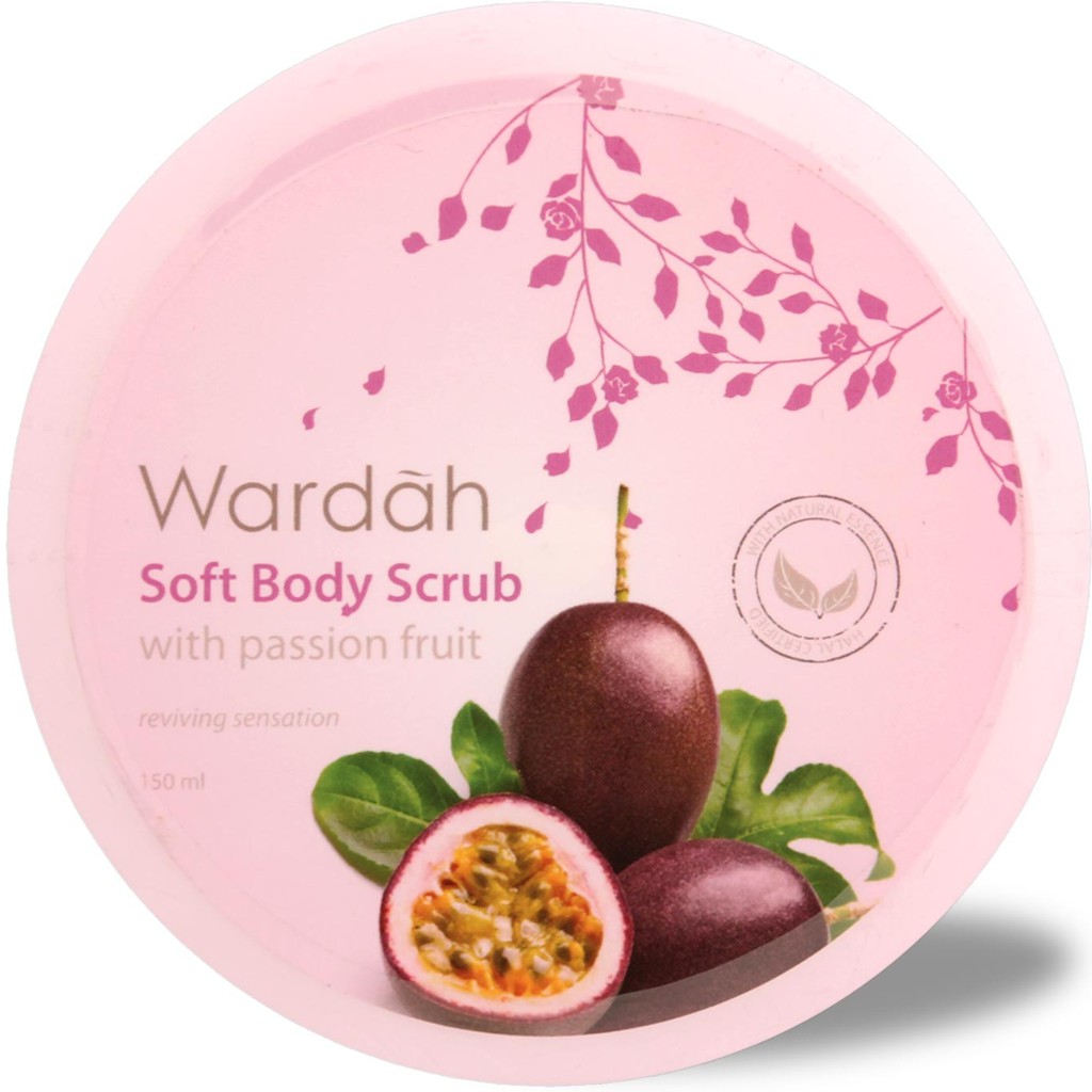 WARDAH Body Soft Scrub 150ml-240ml