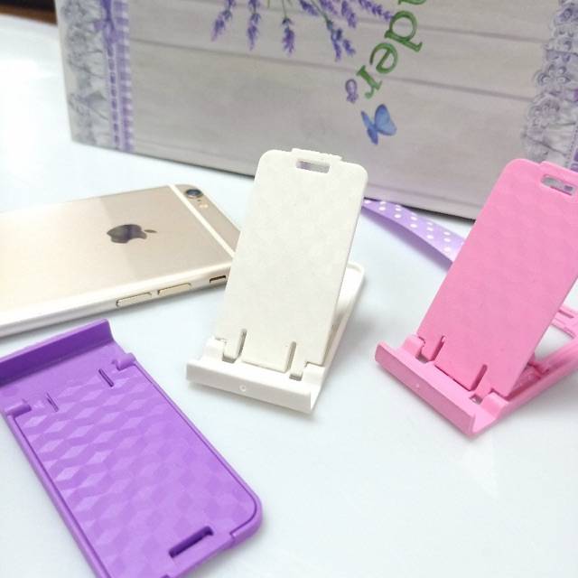 Bracket Dudukan Handphone Universal Model Lipat Adjustable