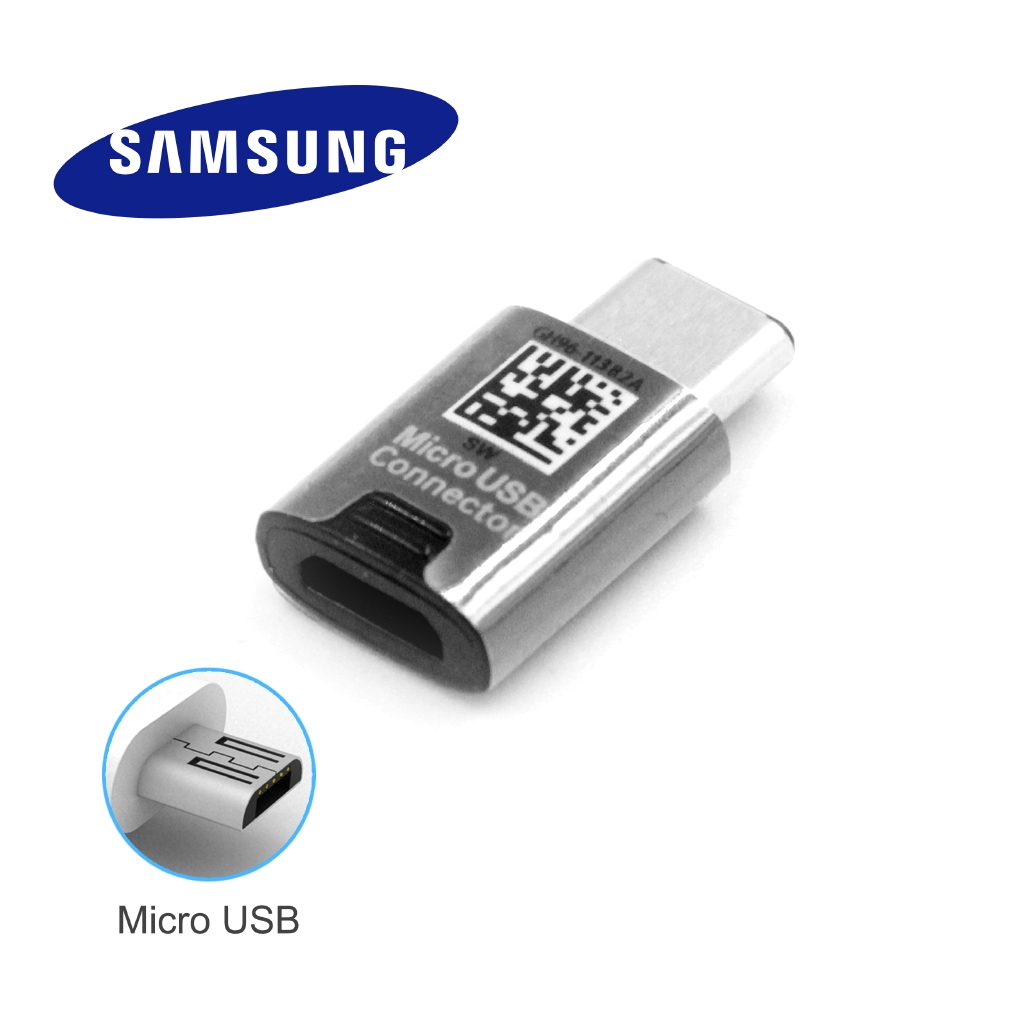 2X Samsung Galaxy S8 S9 Micro USB To Type-C Adapter Converter