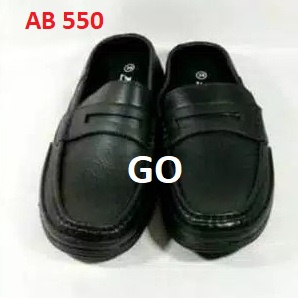 BB ATT AB 550 SEPATU SLOP PRIA Sepatu Formal Tanpa Tali Bahan Karet Nyaman Dan Ringan