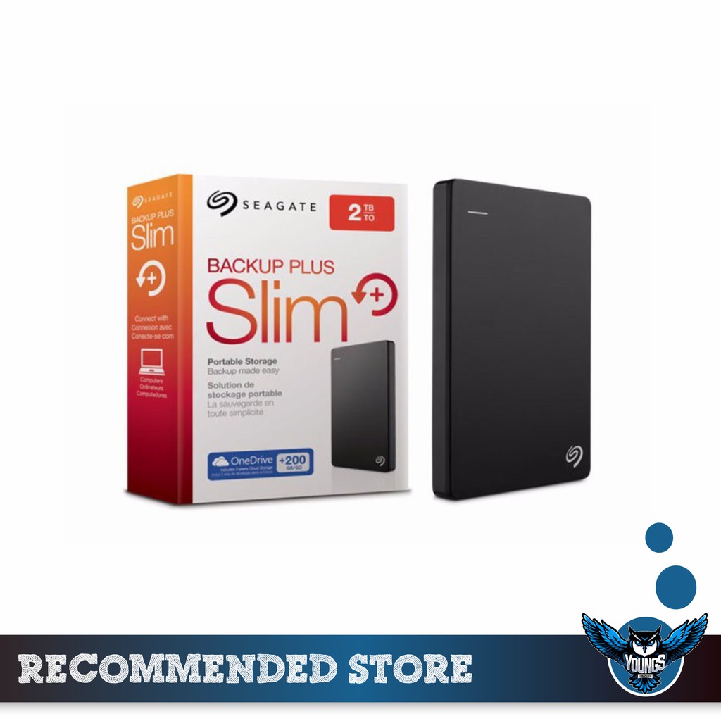 HARDDISK EXTERNAL SEAGATE BACKUP PLUS SLIM 2TB - HDD EKSTERNAL