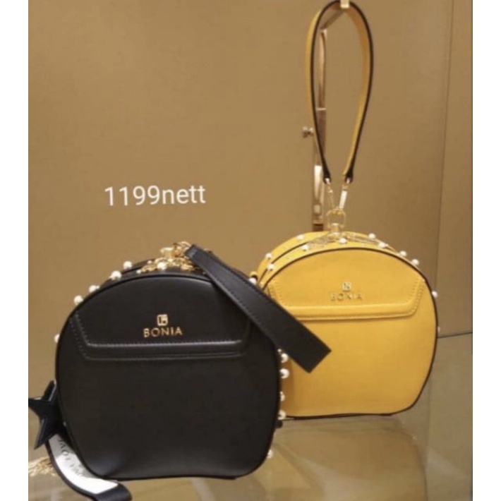 Ready Bonia Sonia S mutiara warna Black ( Original 100%)