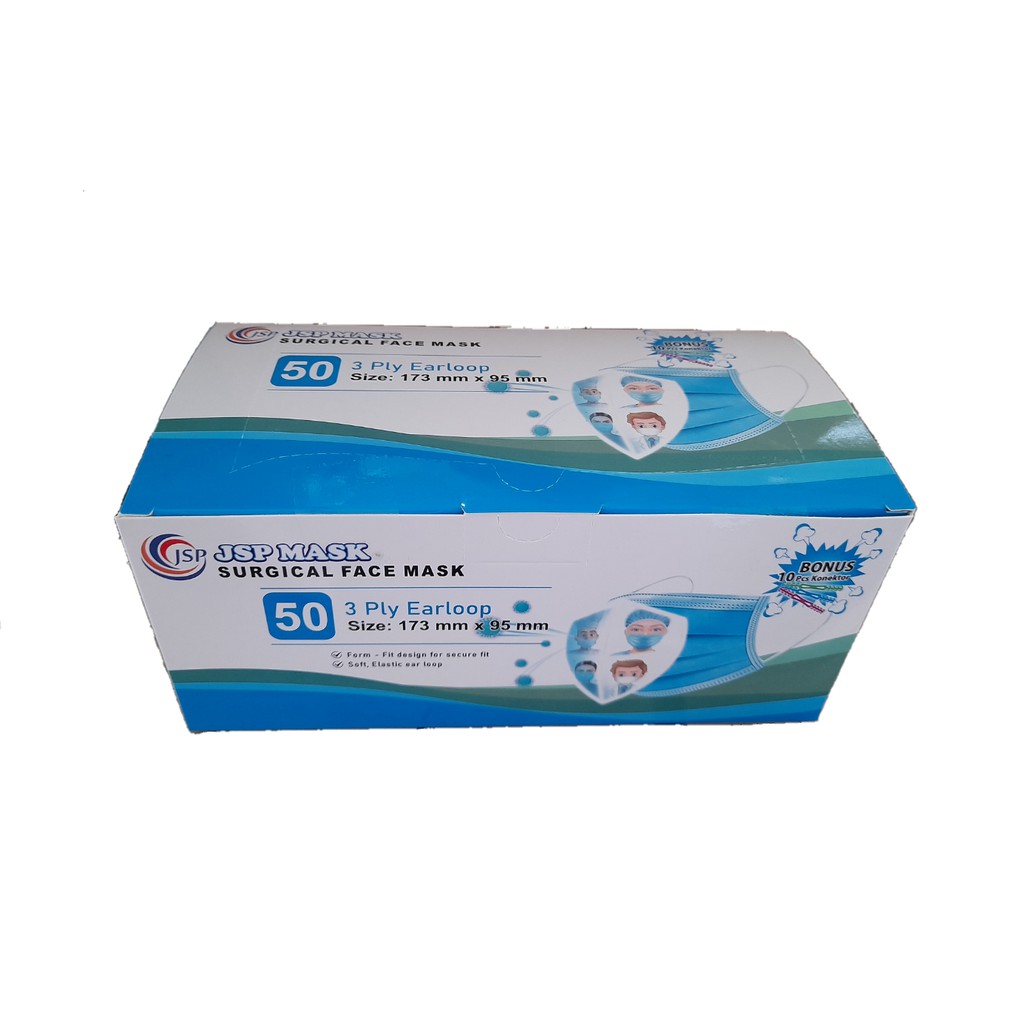 MASKER 3PLY JSP FREE KONEKTOR 10 (04)