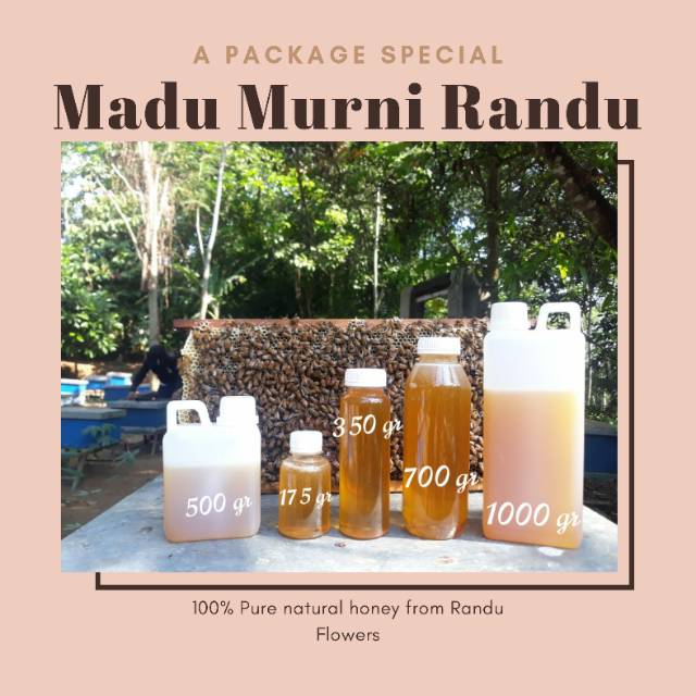 

MADU MURNI RANDU 1kg (1000gr)