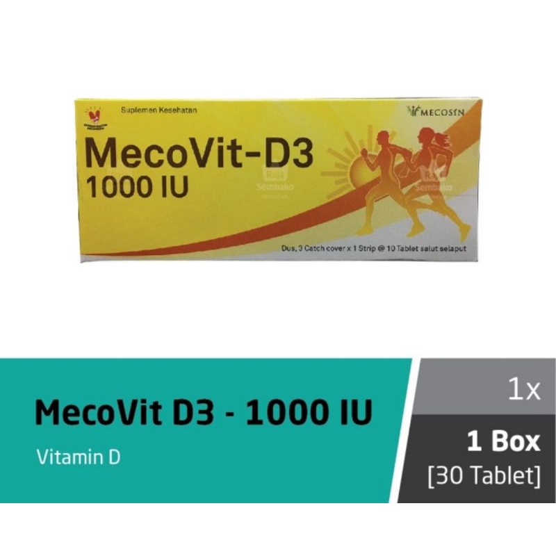 MECOVIT D3 1000iu/MECOVIT C 500mg