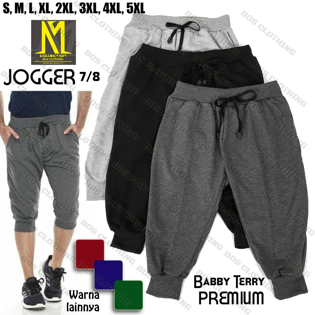 Celana Jogger 7/8 Sontog Joger Pria Wanita