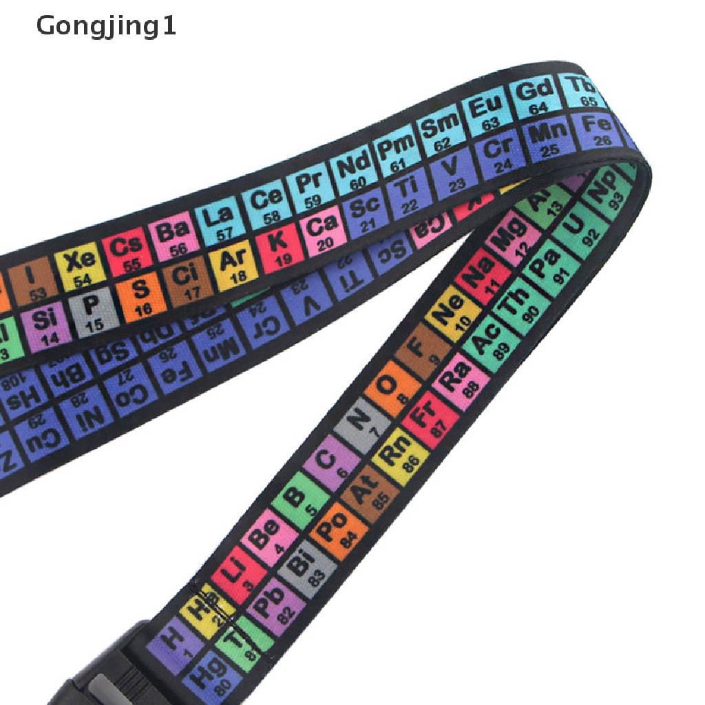 Gongjing1 Tali Lanyard Gantungan Kunci / Handphone / Tabel Periodik Kimia